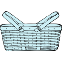 download Picnic Basket clipart image with 135 hue color