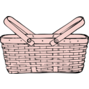 download Picnic Basket clipart image with 315 hue color
