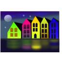 download City Of Canals clipart image with 45 hue color