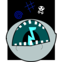 download Icon Blog clipart image with 180 hue color