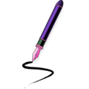 download Stylo clipart image with 270 hue color