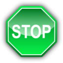 download Stop Signal clipart image with 135 hue color