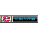 download No Ie6 Support clipart image with 135 hue color
