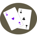 download Aces clipart image with 270 hue color