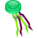 download Medallion clipart image with 90 hue color