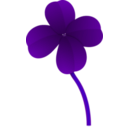 download Clover clipart image with 180 hue color