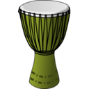 download Djembe Drum clipart image with 45 hue color