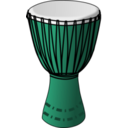 download Djembe Drum clipart image with 135 hue color
