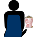 Cinema 2 Person With Popcorn