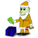 download Comic Characters Santa clipart image with 45 hue color