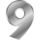 download Effect Letters Alphabet Silver clipart image with 180 hue color