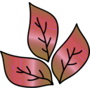 download Leaf Icon clipart image with 270 hue color