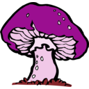 download Big Mushroom clipart image with 270 hue color