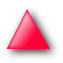 download Orange Triangle clipart image with 315 hue color
