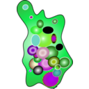 download Microbe Icon clipart image with 90 hue color