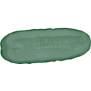 download Fresh Cucumber Slice clipart image with 45 hue color