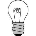 download Light Bulb Off clipart image with 90 hue color