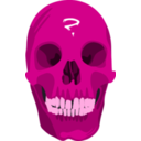 download Green Skull clipart image with 225 hue color