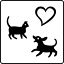 download Hotel Icon Allows Pets clipart image with 135 hue color