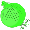 download Onion clipart image with 90 hue color