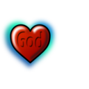 God Heart Editable Text