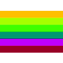 download Gay Pride Flag clipart image with 45 hue color