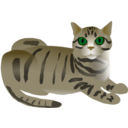 download Tabby Cat clipart image with 45 hue color