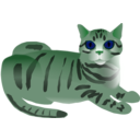 download Tabby Cat clipart image with 135 hue color