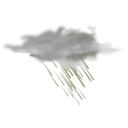download Weather Icon Heavy Rain clipart image with 225 hue color