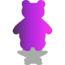 download Bear Icon clipart image with 270 hue color