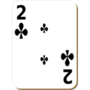 White Deck 2 Of Clubs