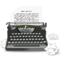 download Typewriter clipart image with 90 hue color