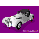 download Bmw 328 Roadster 1938 With Background clipart image with 180 hue color