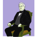 download Millard Fillmore clipart image with 45 hue color