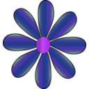 download Flower Icon clipart image with 270 hue color