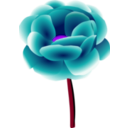 download Peony clipart image with 225 hue color