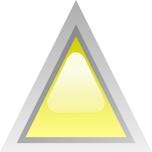 Led Triangular Yellow