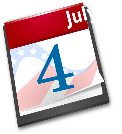 4th July Calendar