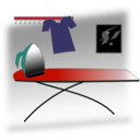 download Ironing Table clipart image with 315 hue color