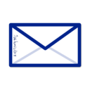 download Envelope With Some Alien Writing clipart image with 225 hue color