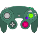 download Gamecube Gamepad clipart image with 270 hue color