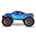 download Monster Truck clipart image with 135 hue color