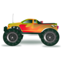download Monster Truck clipart image with 315 hue color
