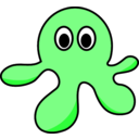 download Cartoon Octopus clipart image with 225 hue color