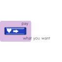 download Pay What You Want Button 3 clipart image with 225 hue color