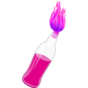 download Fancy Molotov clipart image with 270 hue color