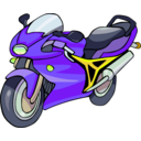 download Motorcycle Clipart clipart image with 45 hue color