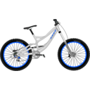 download Down Hill Bike clipart image with 135 hue color