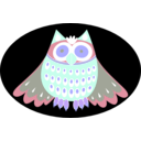 download Cute Owl clipart image with 180 hue color