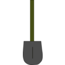 download Shovel clipart image with 45 hue color